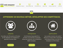 Tablet Screenshot of media-management.fr